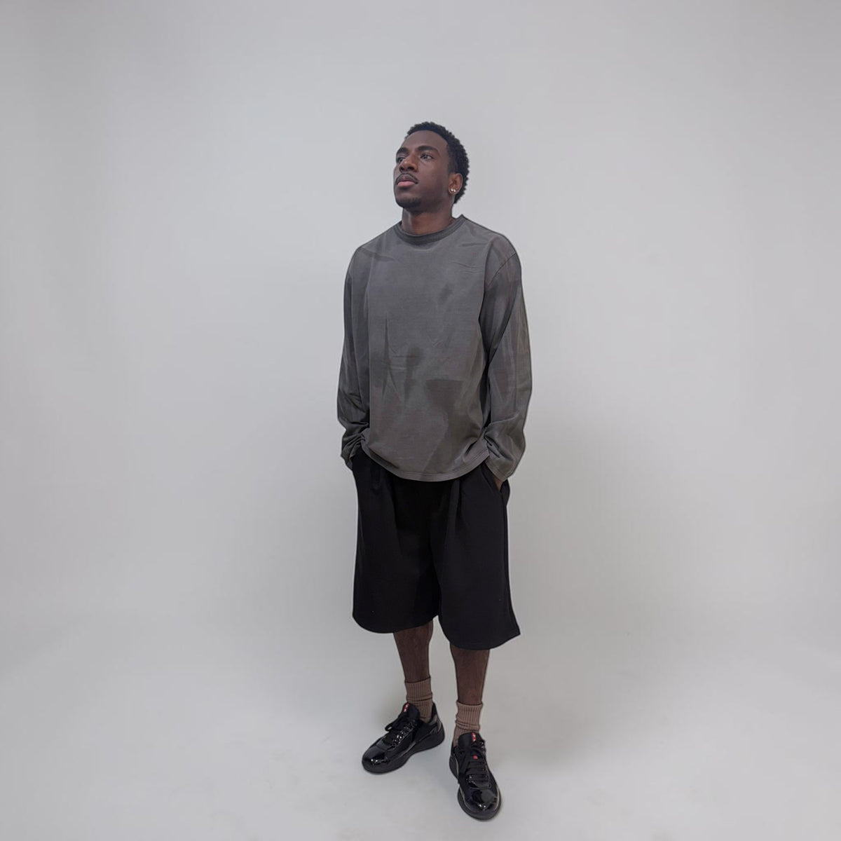 RAR M83 Heavy L/S T-Shirt Faded Black