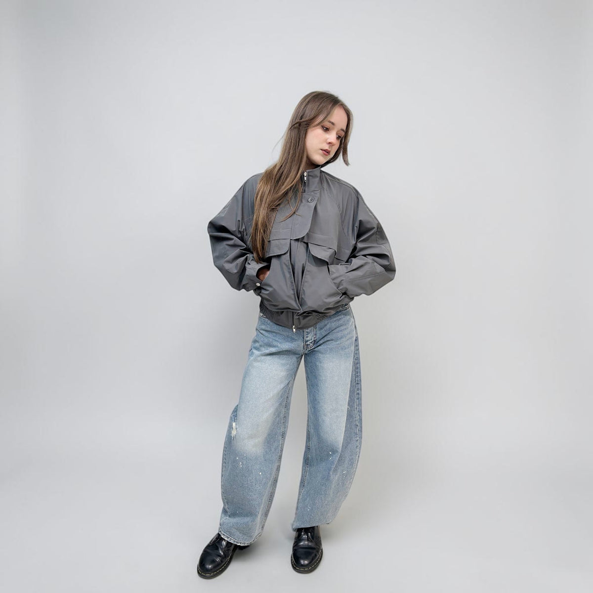 Askhaki Seoul Armaggedon Jacket Grey | ODD EVEN