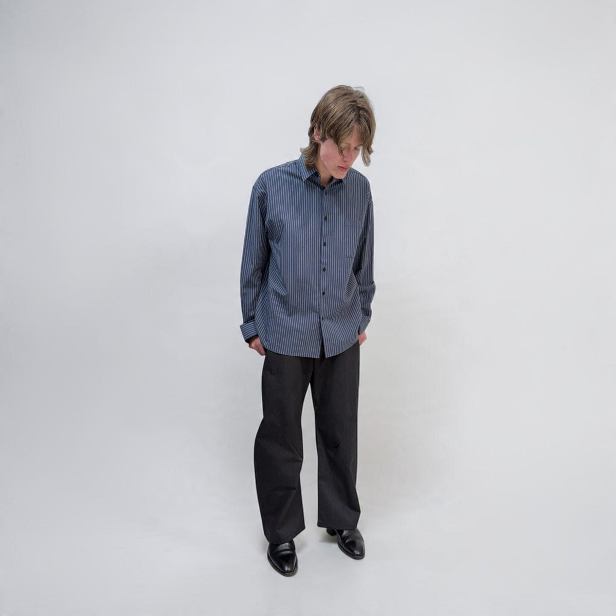 Senne Moreland Shirt Navy/White | ODD EVEN