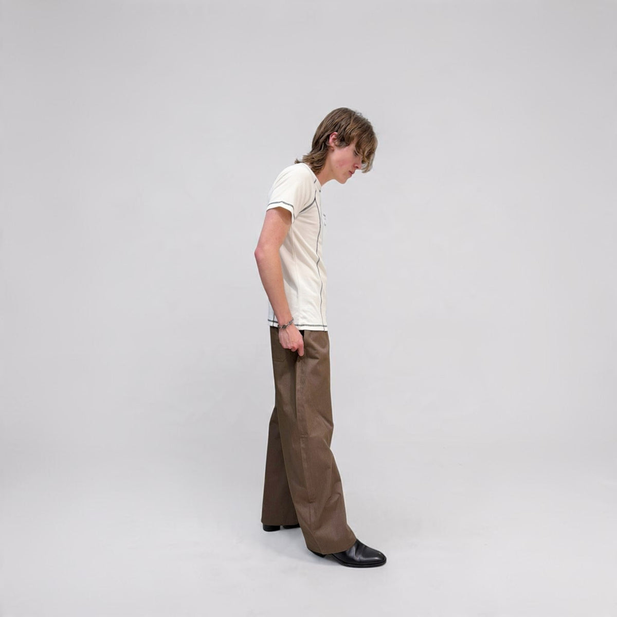 By Attention Quicksilver Top White | ODD EVEN