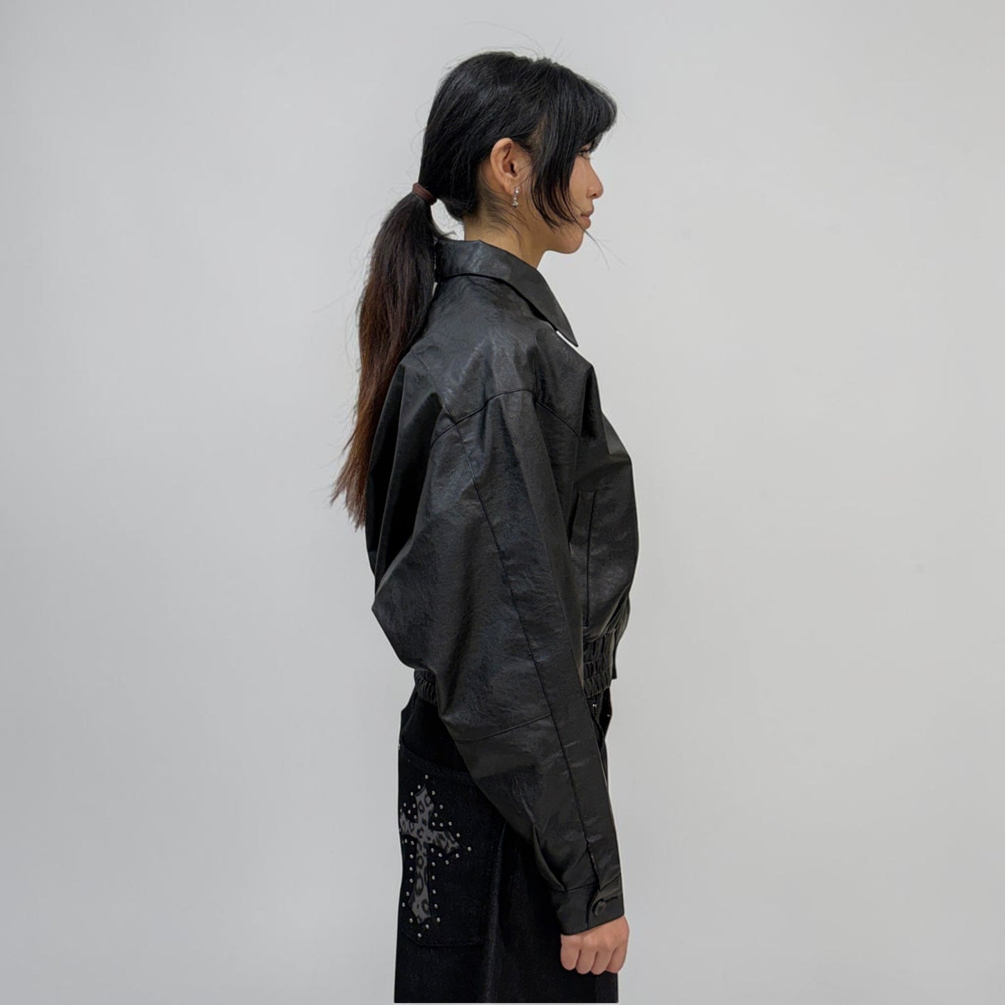 Askhaki Seoul Lola Vegan Leather Jacket