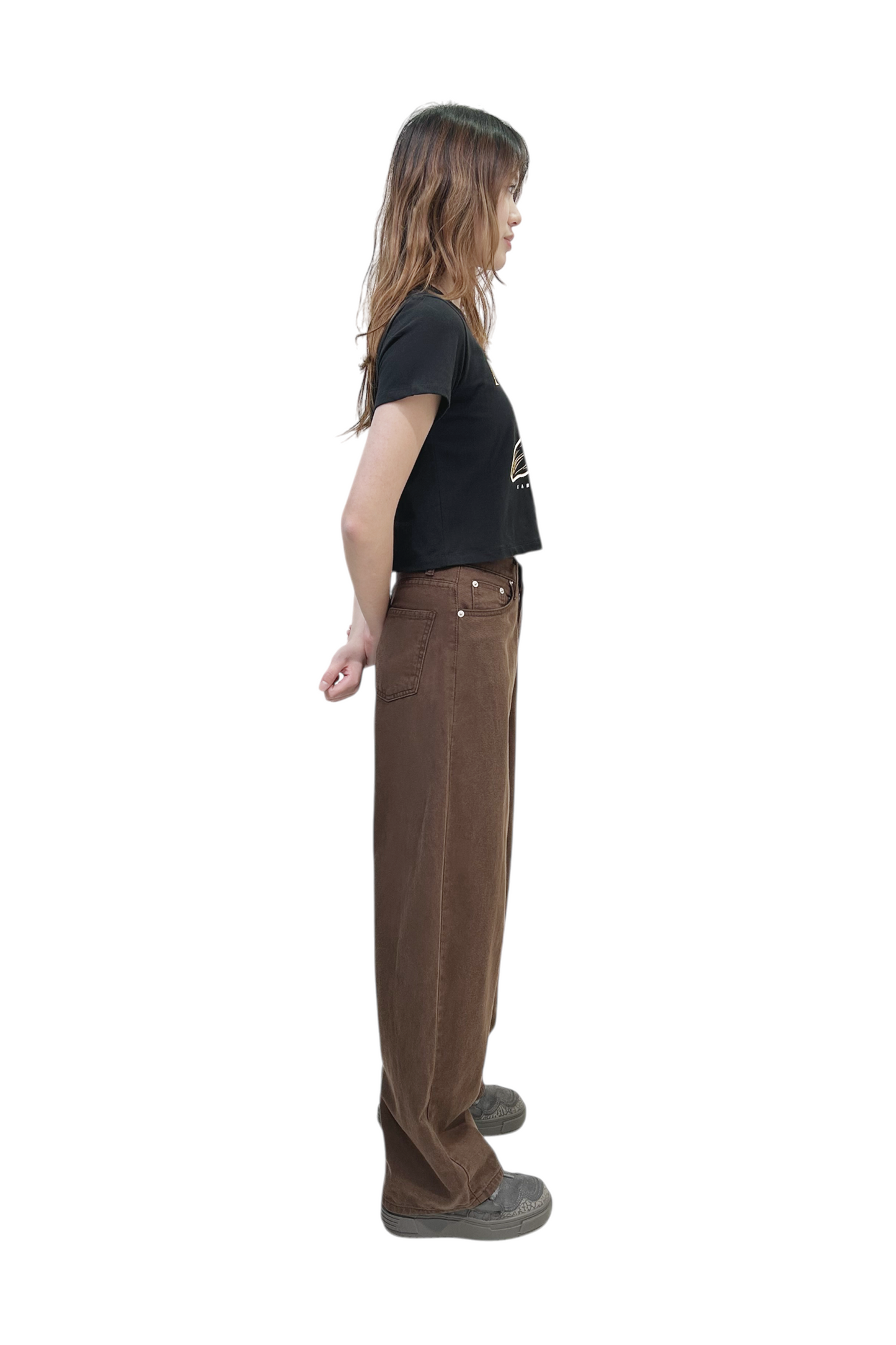 Develop Korea 4 Life Jeans Brown | ODD EVEN