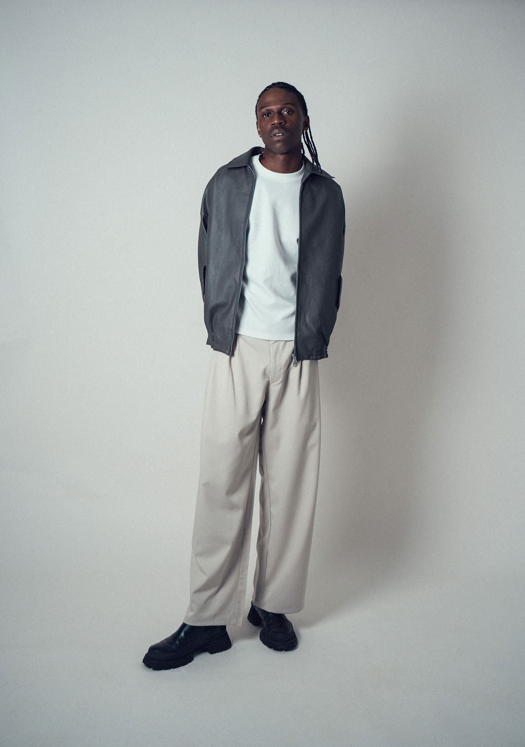 Howell Sonder Jacket Charcoal | ODD EVEN