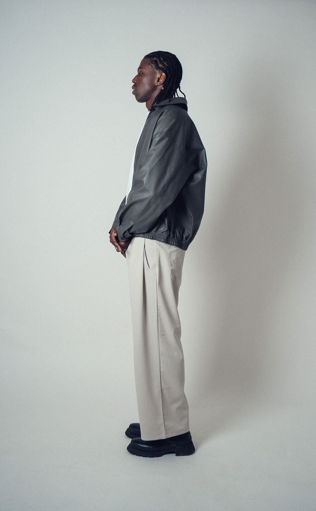 Howell Sonder Jacket Charcoal | ODD EVEN