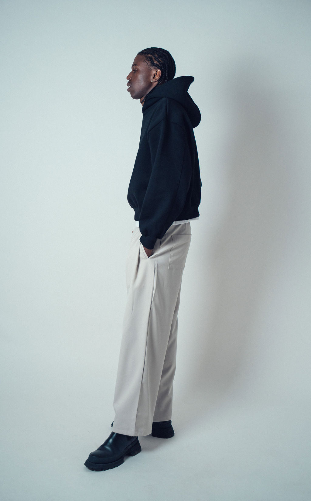 Invis-Able Hamptons Pullover Hoodie Black | ODD EVEN