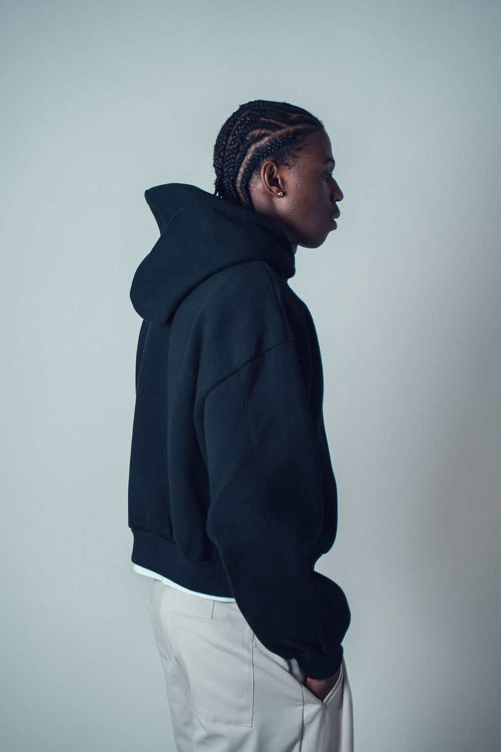 Invis-Able Hamptons Pullover Hoodie Black | ODD EVEN
