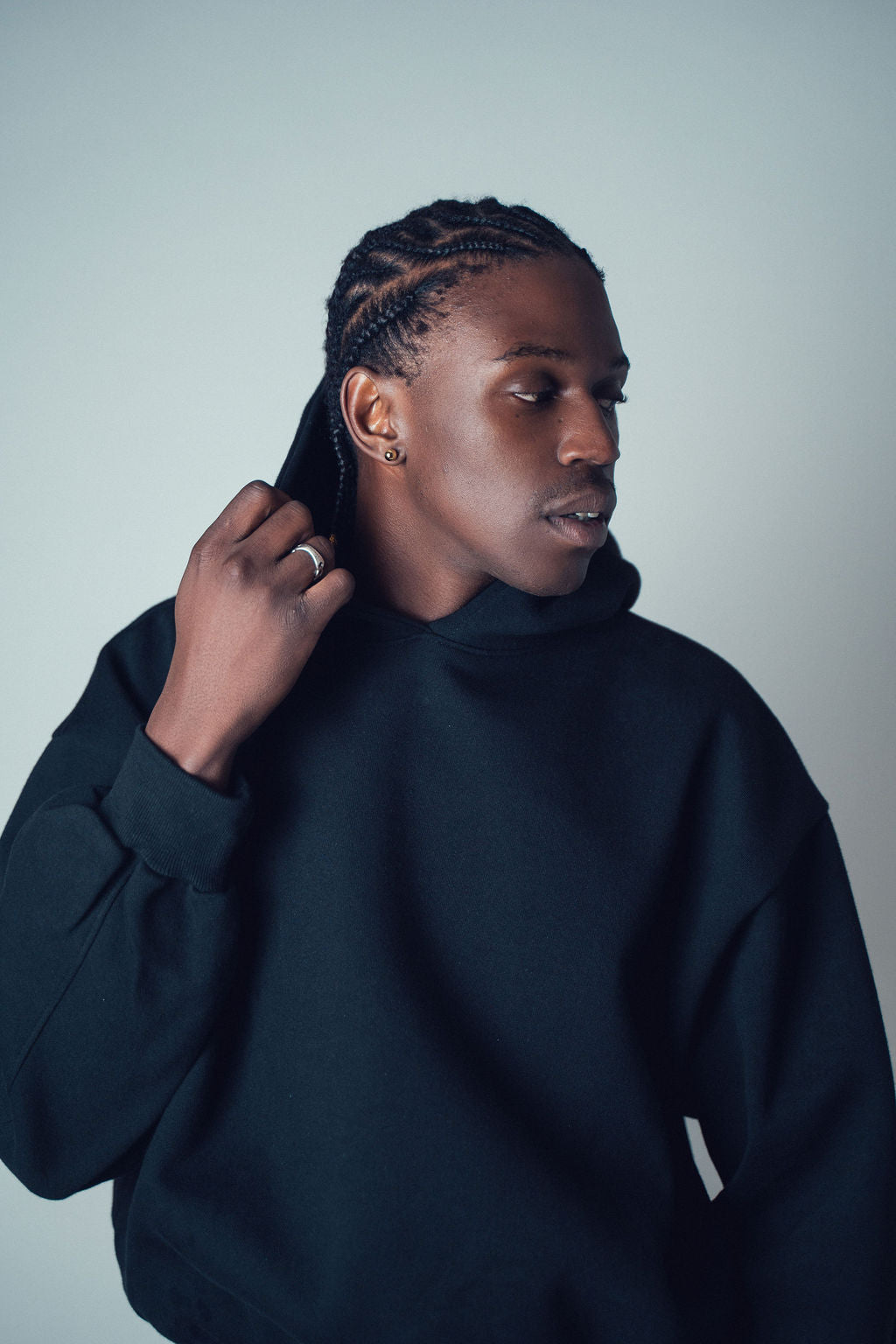 Invis-Able Hamptons Pullover Hoodie Black | ODD EVEN