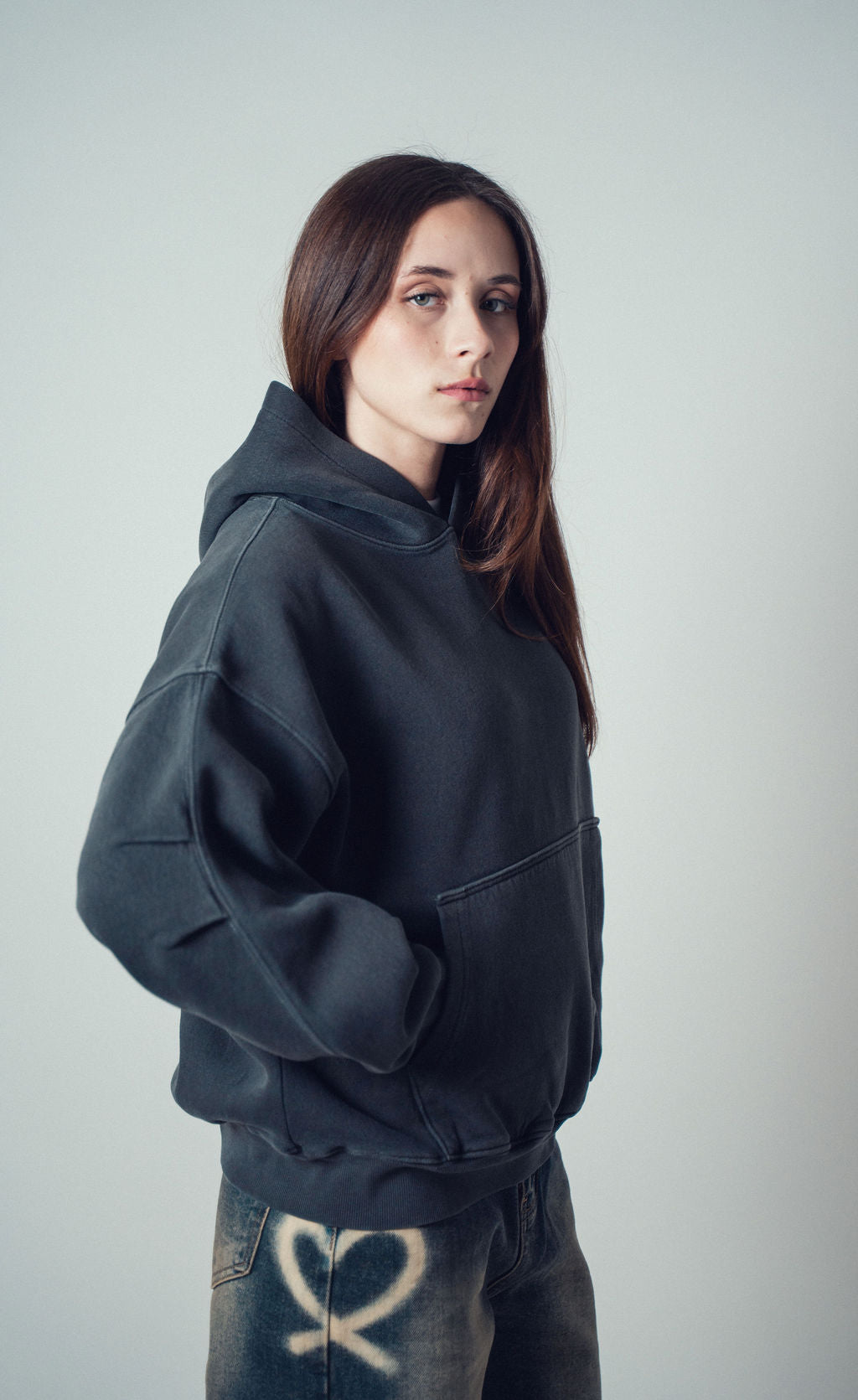 Invis-Able Athletic Pullover Hoodie Charcoal