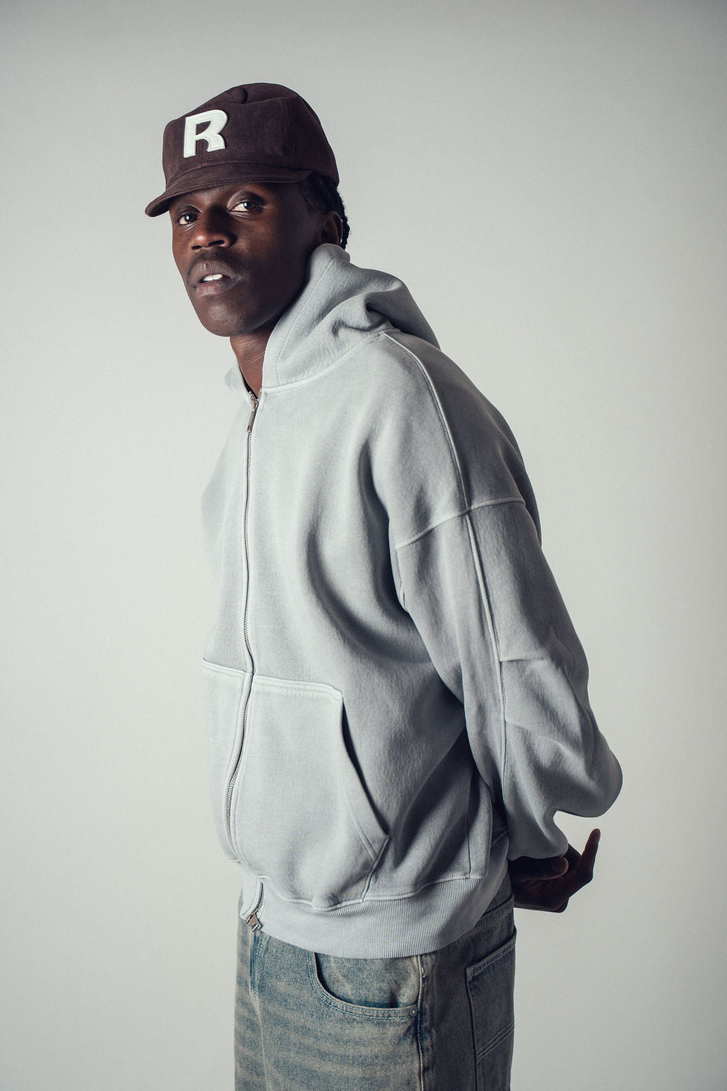 Invis-Able Athletic Zip Hoodie Smoke