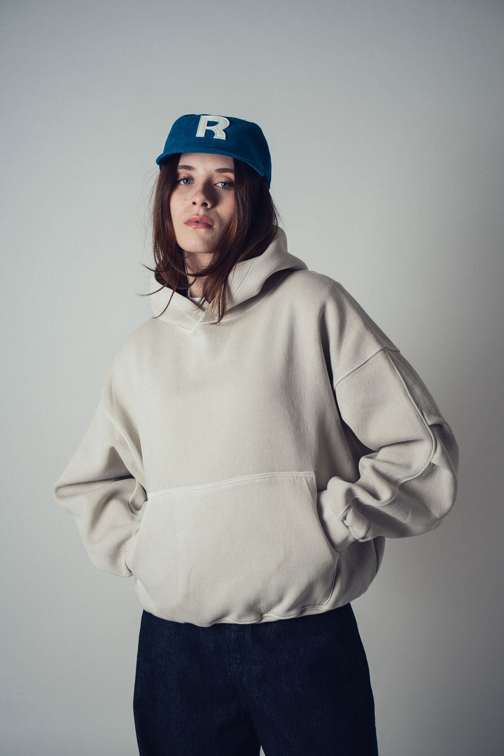 Invis-Able Athletic Pullover Hoodie Beige | ODD EVEN