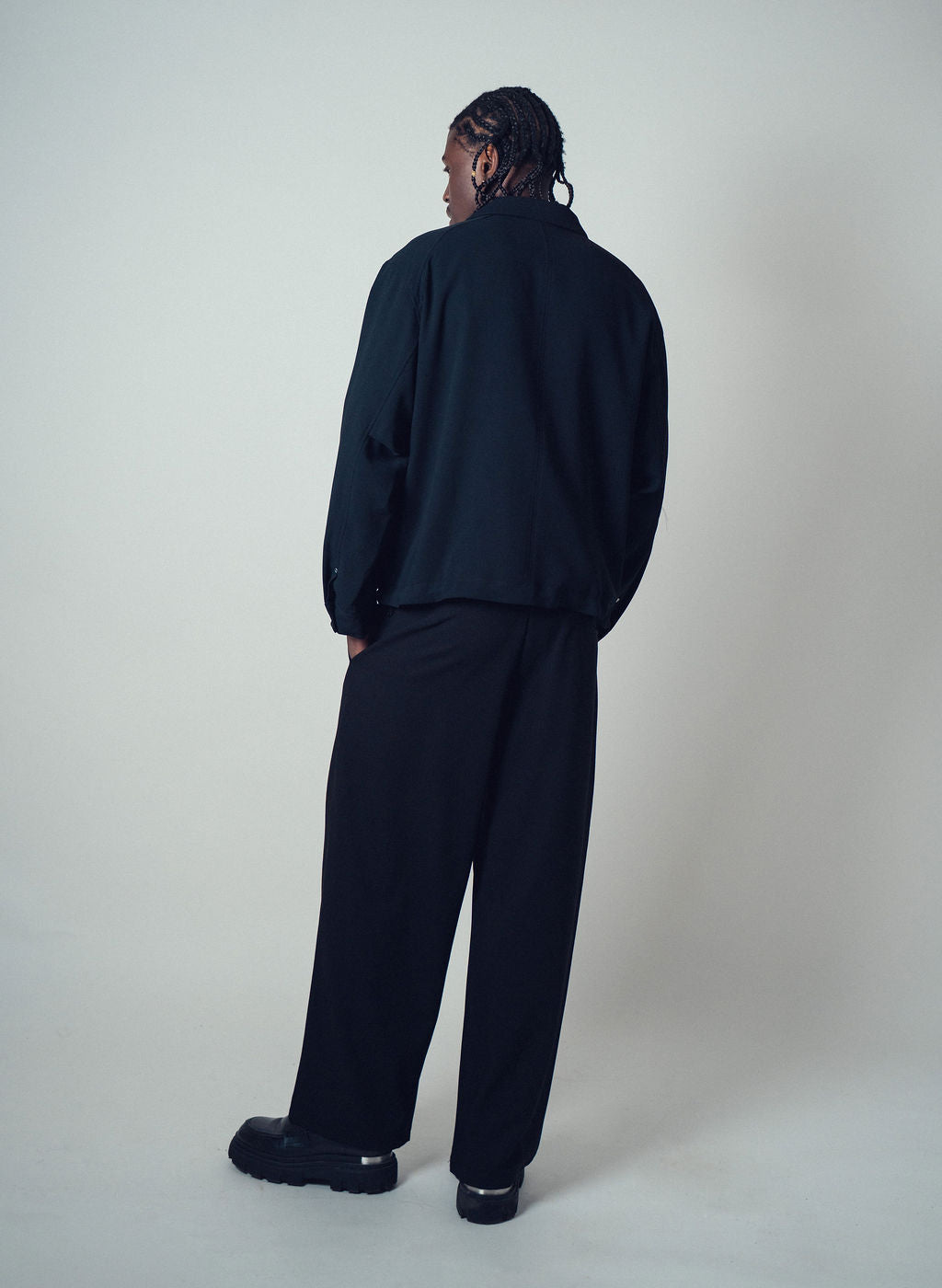 Ilcorso Classic Button Up Black | ODD EVEN