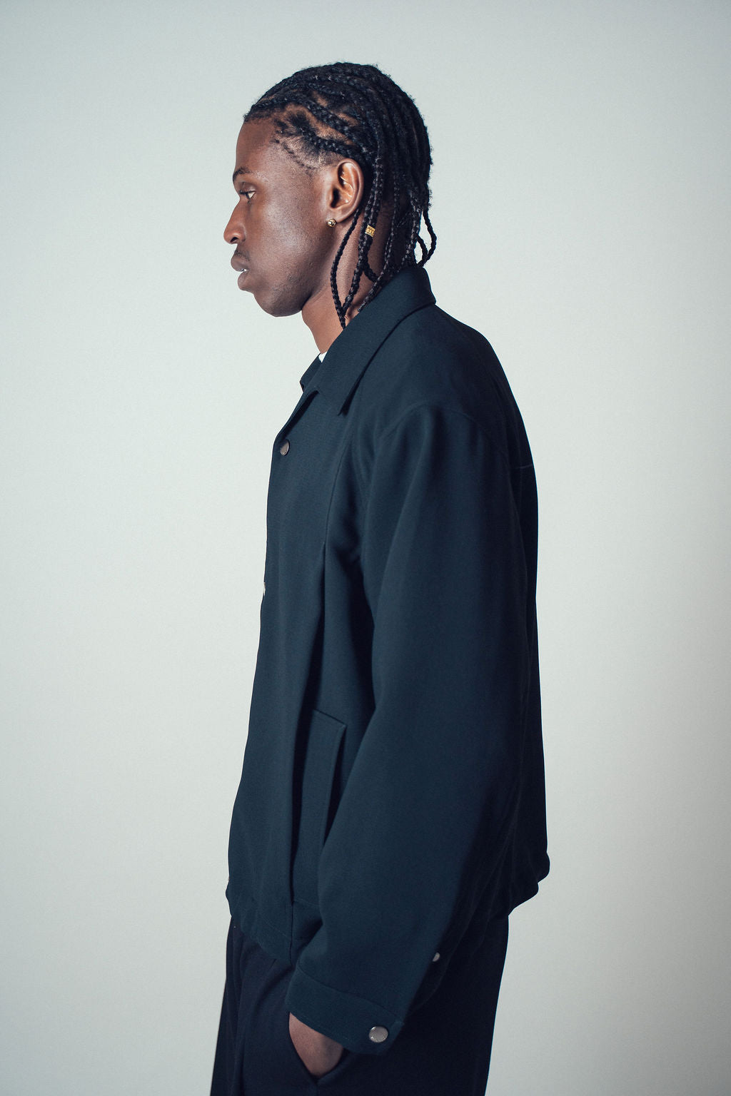 Ilcorso Classic Button Up Black | ODD EVEN