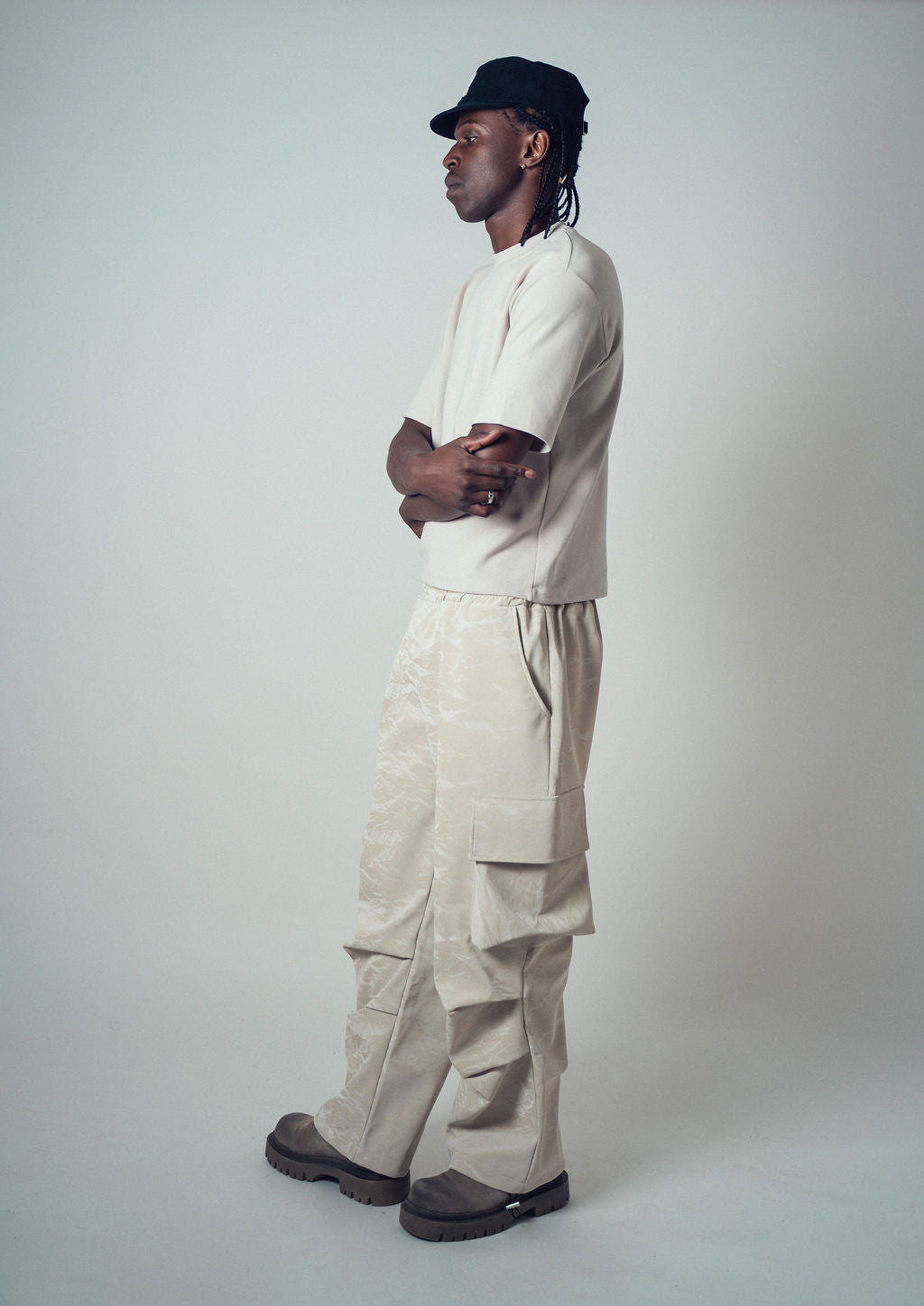 By Attention Bomber Pants Cream | ODD EVEN