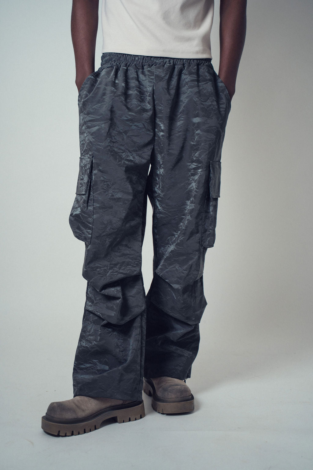By Attention Bomber Pants Charcoal