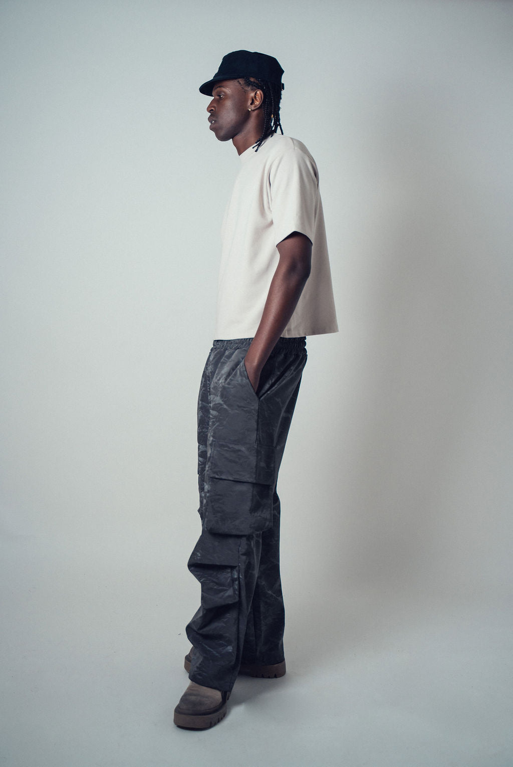 By Attention Bomber Pants Charcoal