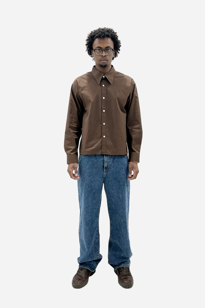 Marspeople Anton Shirt Brown | ODD EVEN