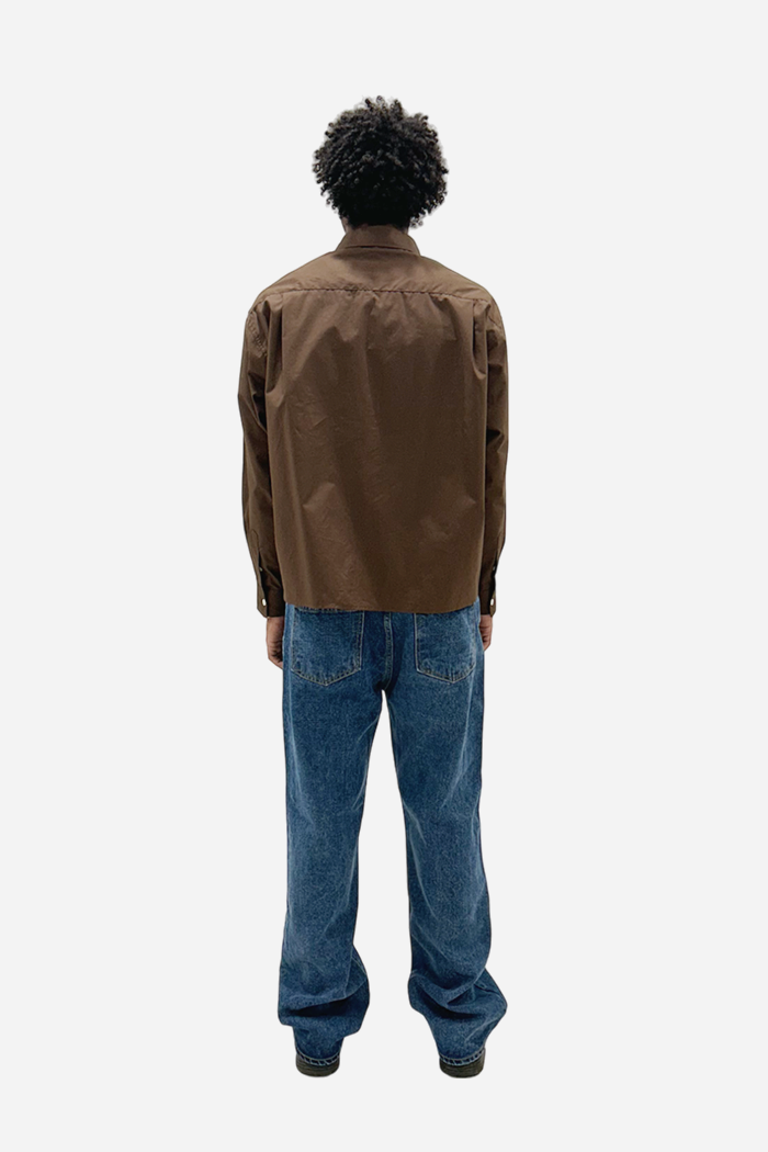 Marspeople Anton Shirt Brown | ODD EVEN