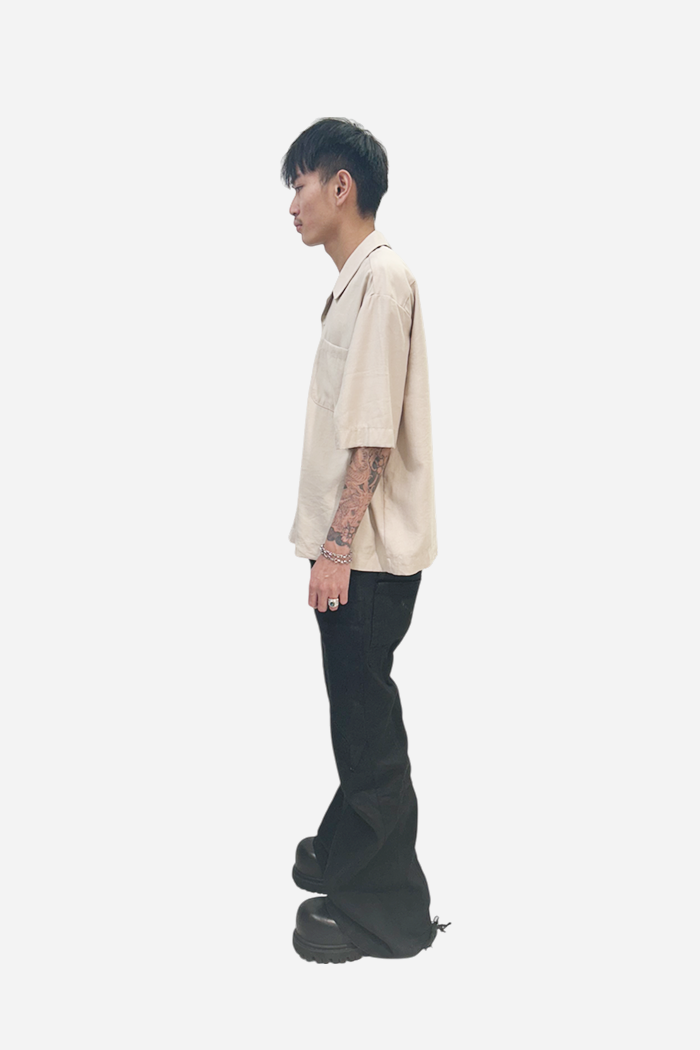 Malenkii Bloom Vacation S/S Shirt Beige | ODD EVEN