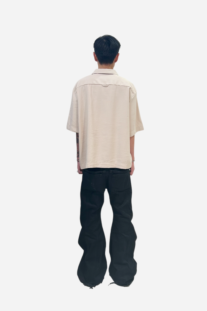 Malenkii Bloom Vacation S/S Shirt Beige | ODD EVEN