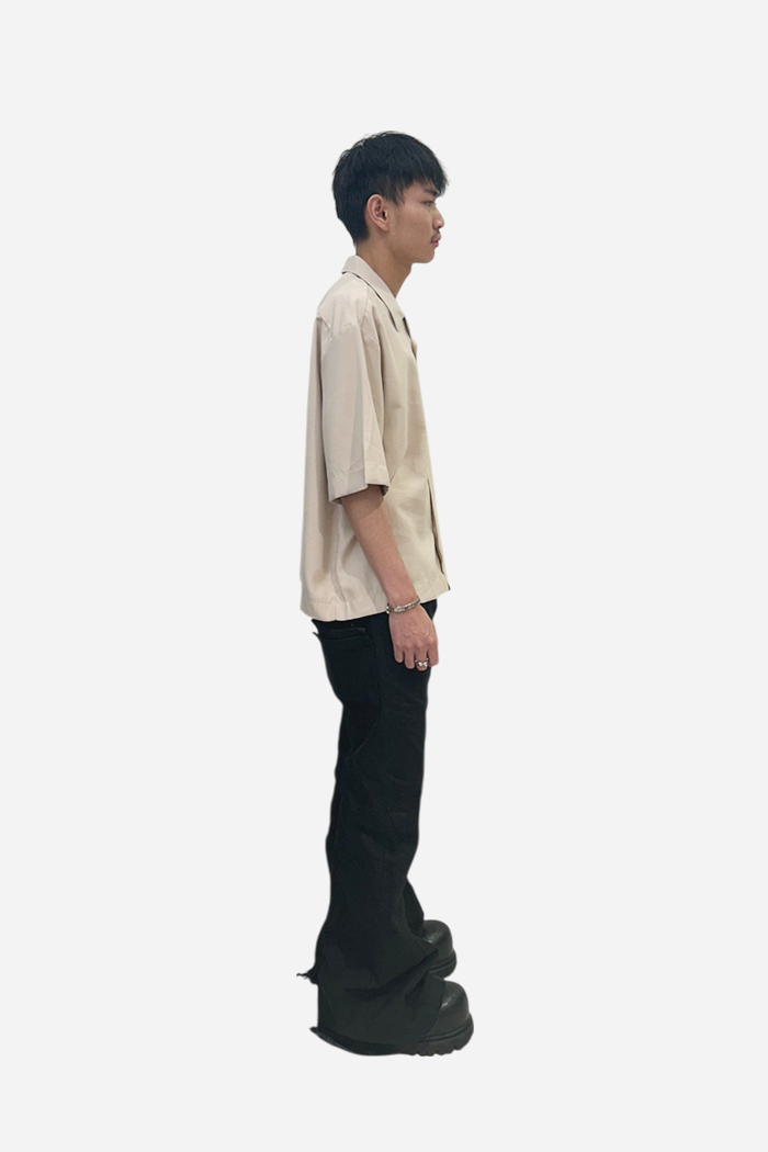 Malenkii Bloom Vacation S/S Shirt Beige | ODD EVEN