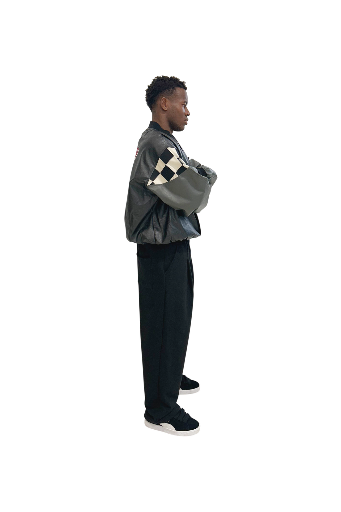 By Attention Burn Racing Jacket Black
