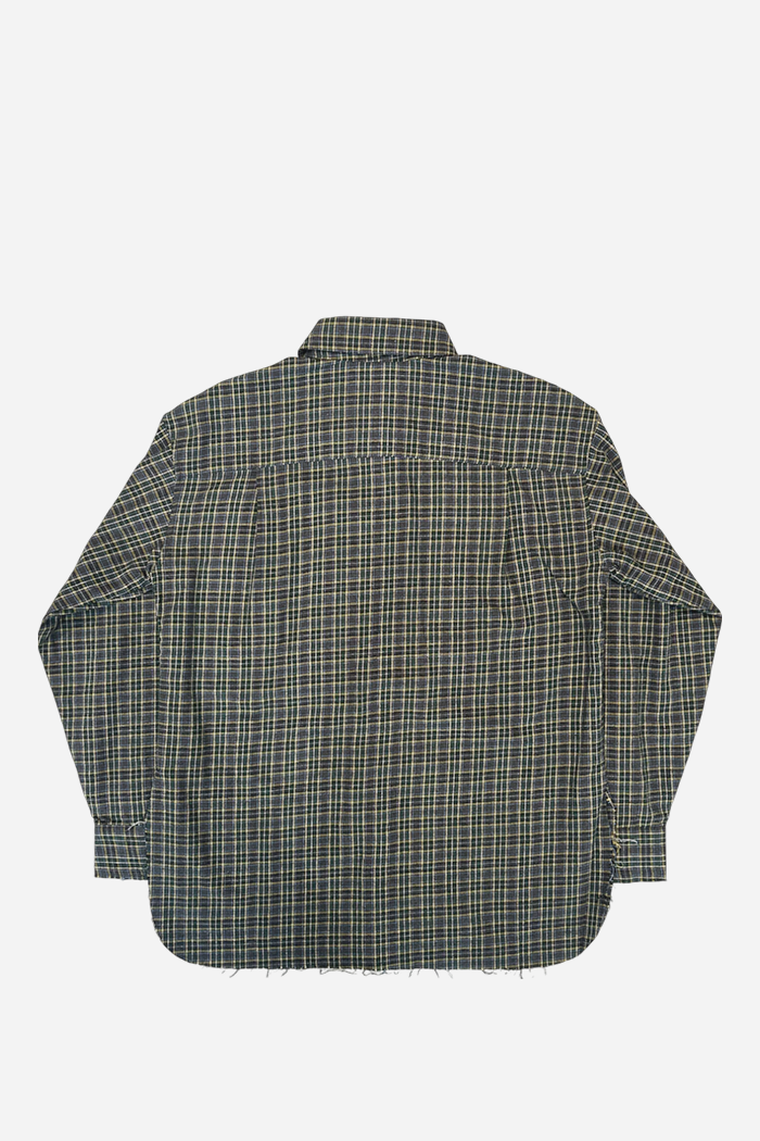 Invis-Able Check Schedule Shirt Green/Blue | ODD EVEN