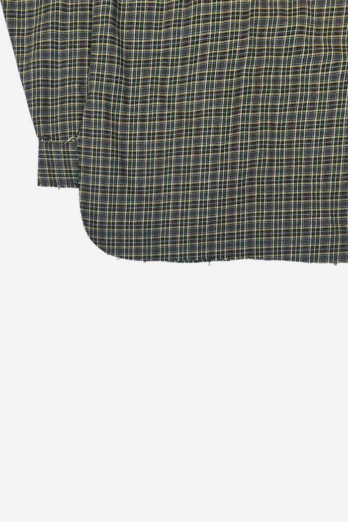 Invis-Able Check Schedule Shirt Green/Blue | ODD EVEN