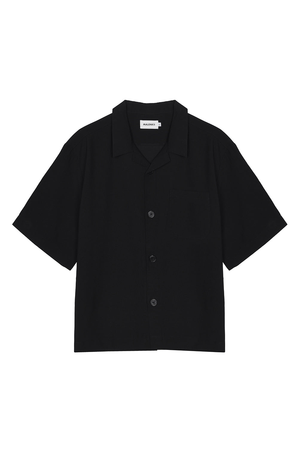 Malenkii Bloom Vacation S/S Shirt Black | ODD EVEN
