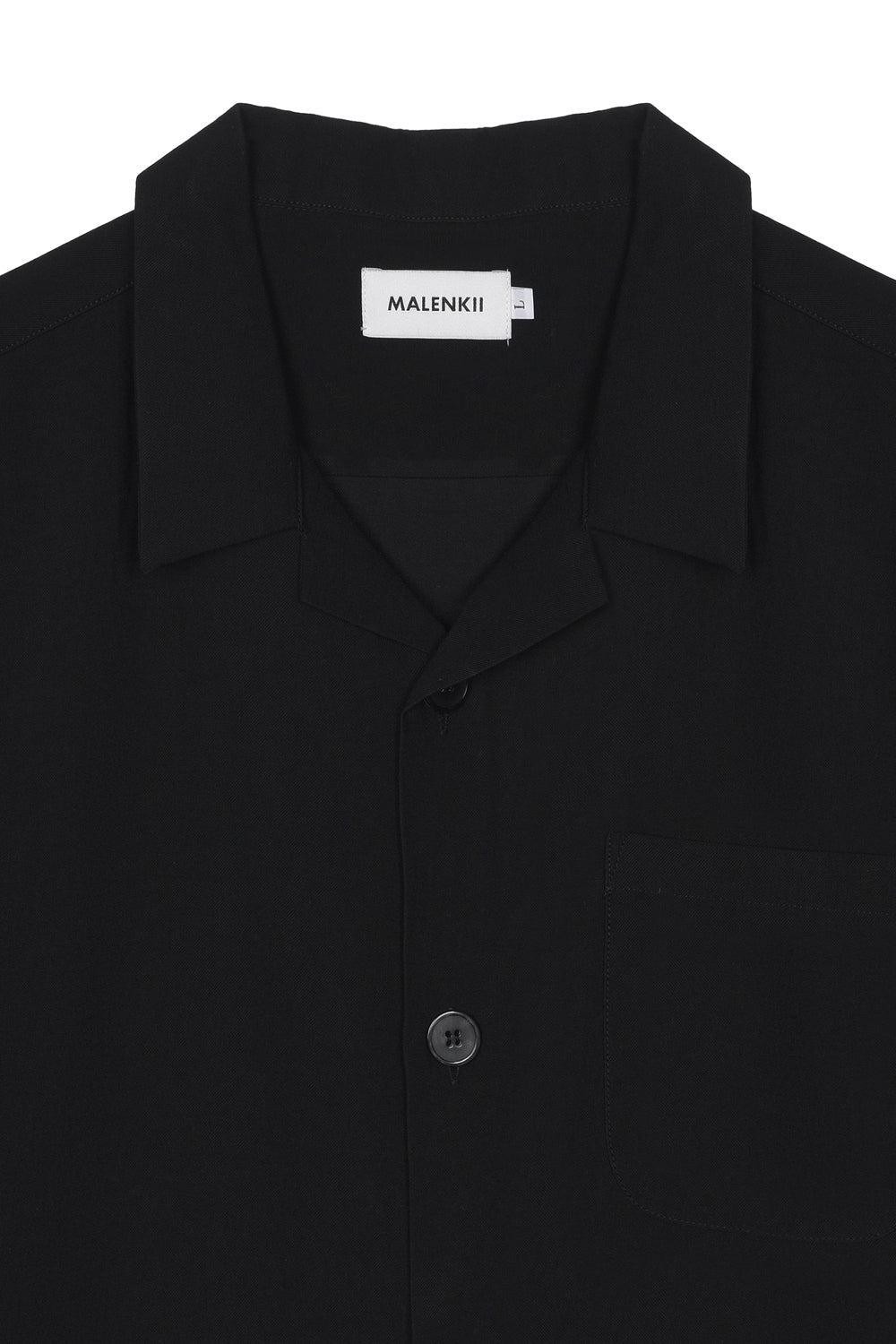 Malenkii Bloom Vacation S/S Shirt Black | ODD EVEN