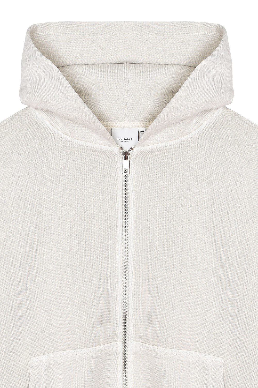 Invis-Able Athletic Box Zip Hoodie V2 Beige | ODD EVEN