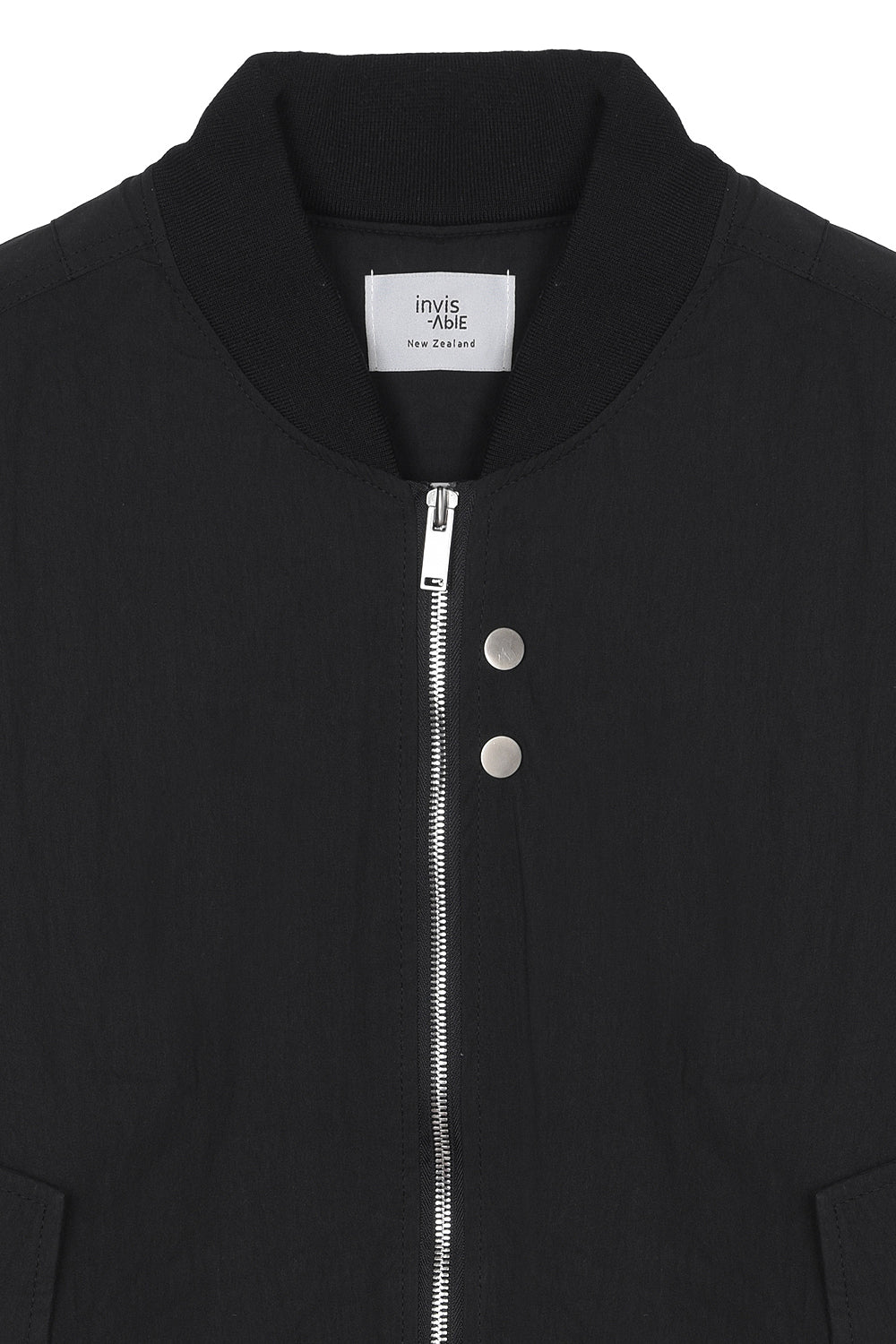 Invis-Able Midnight Bomber Jacket Black | ODD EVEN