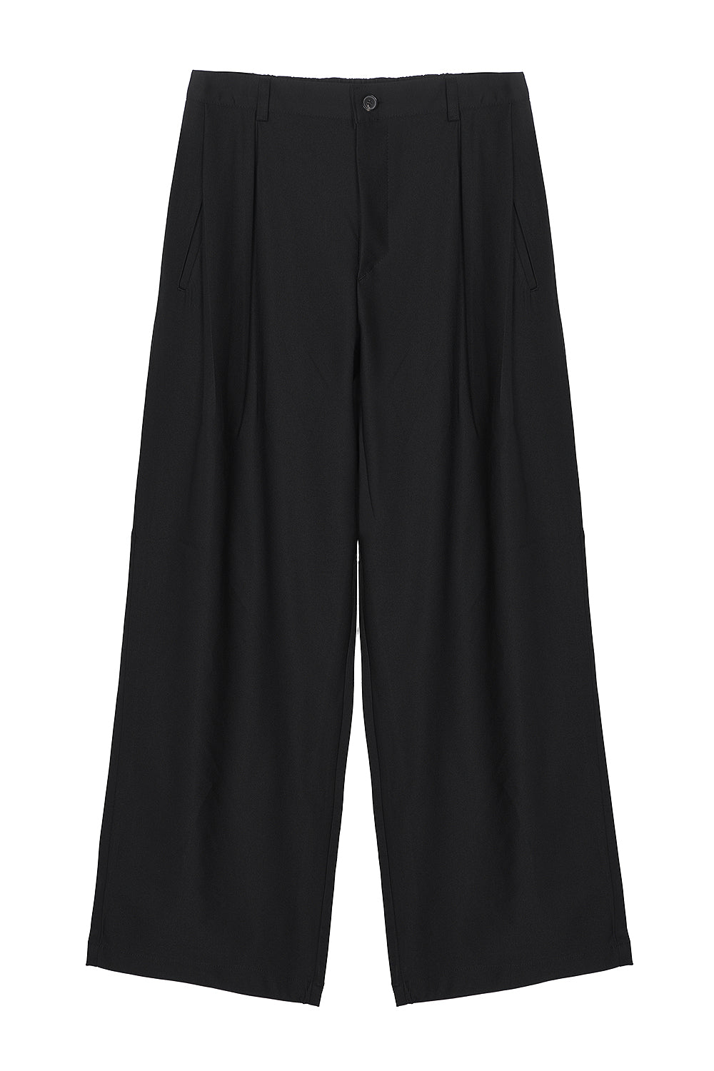 Margaret 2-Tuck Pants Black | ODD EVEN