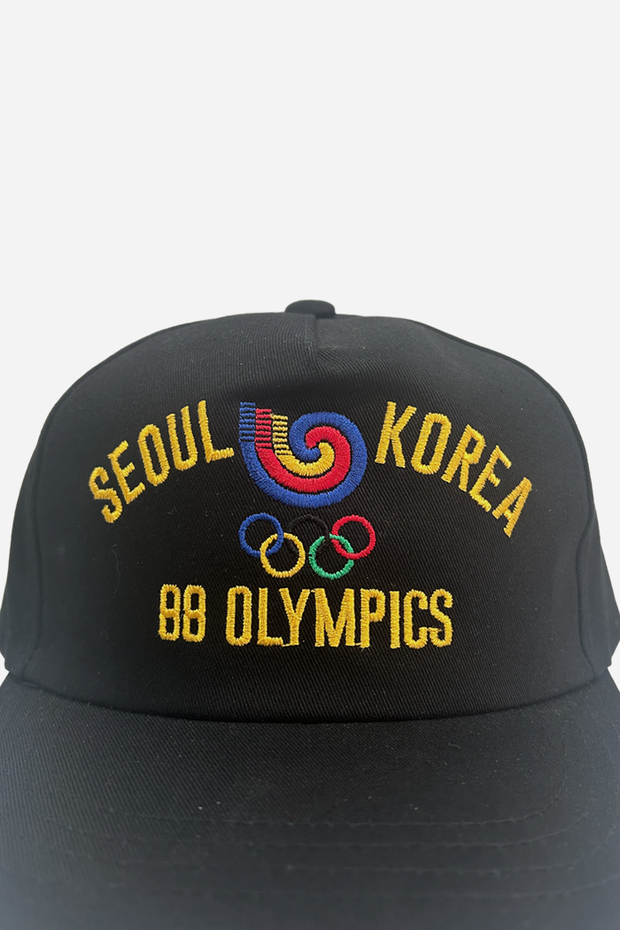 Cap Korea Gold 88 Cap Black
