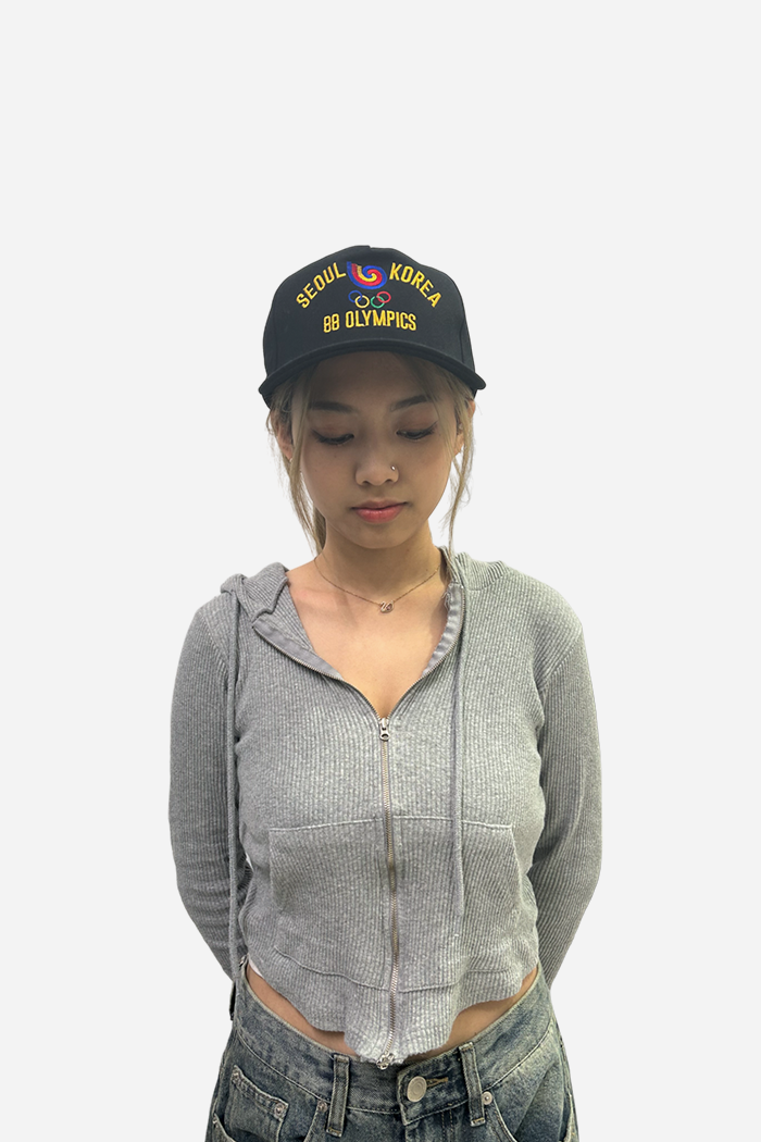 Cap Korea Gold 88 Cap Black
