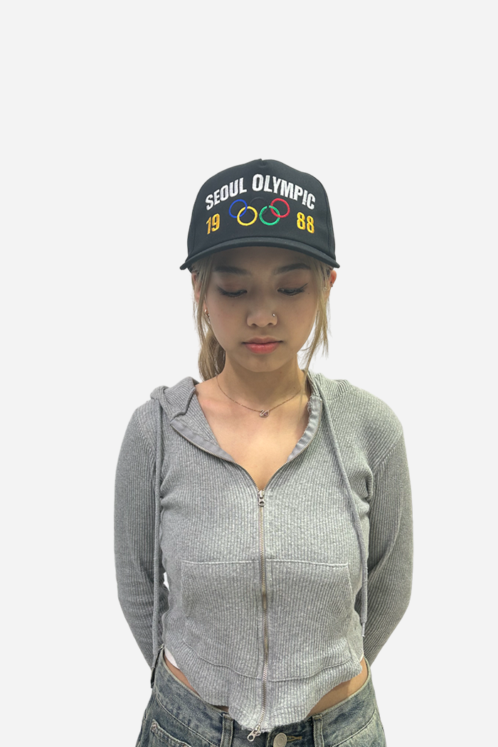 Cap Korea Seoul Olympic Cap Black