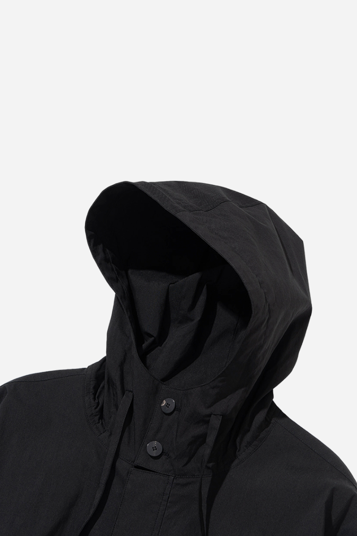 LJG Hyde Hood Parka Black | ODD EVEN