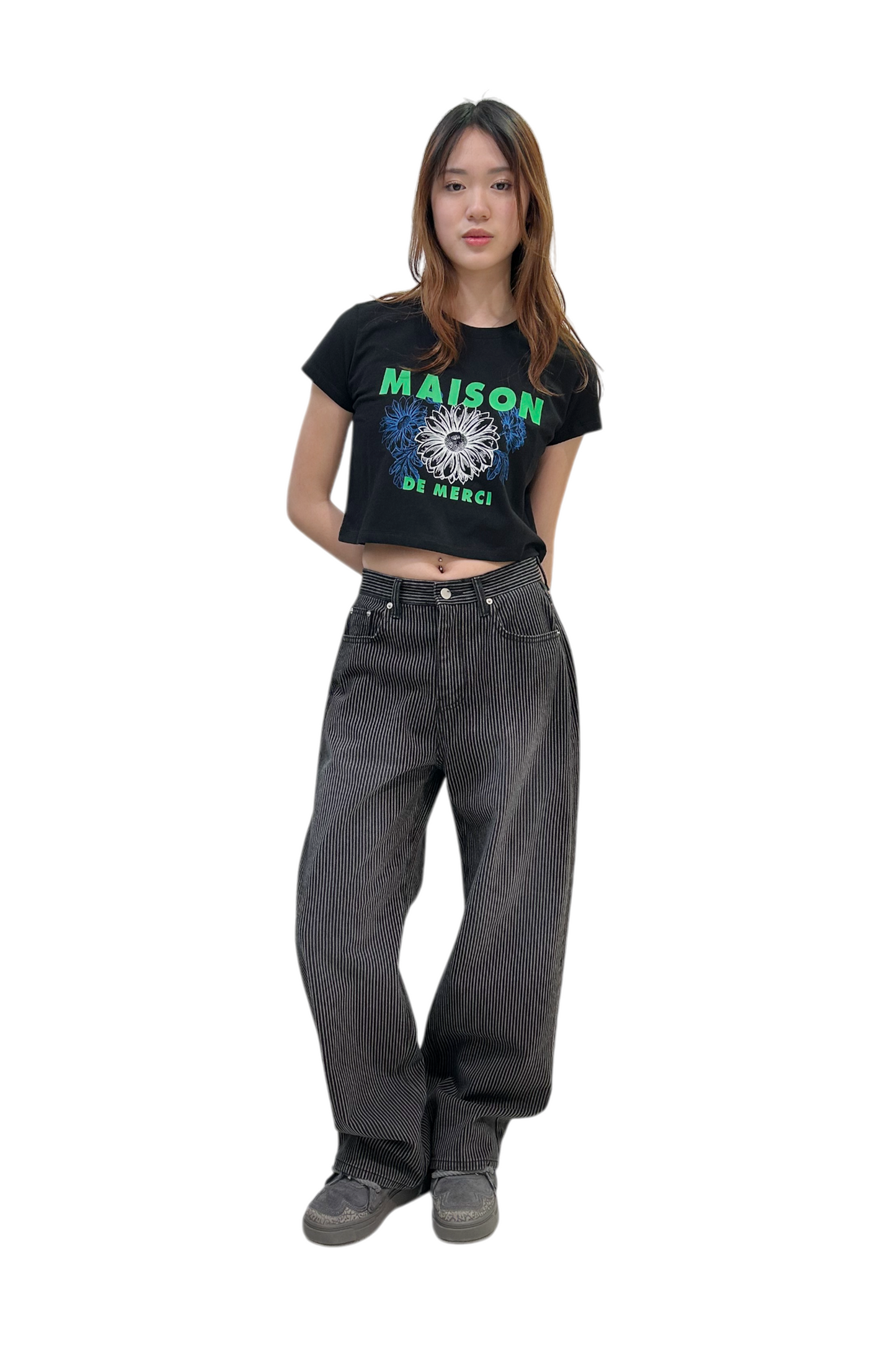 Develop Korea Jail Jeans Black