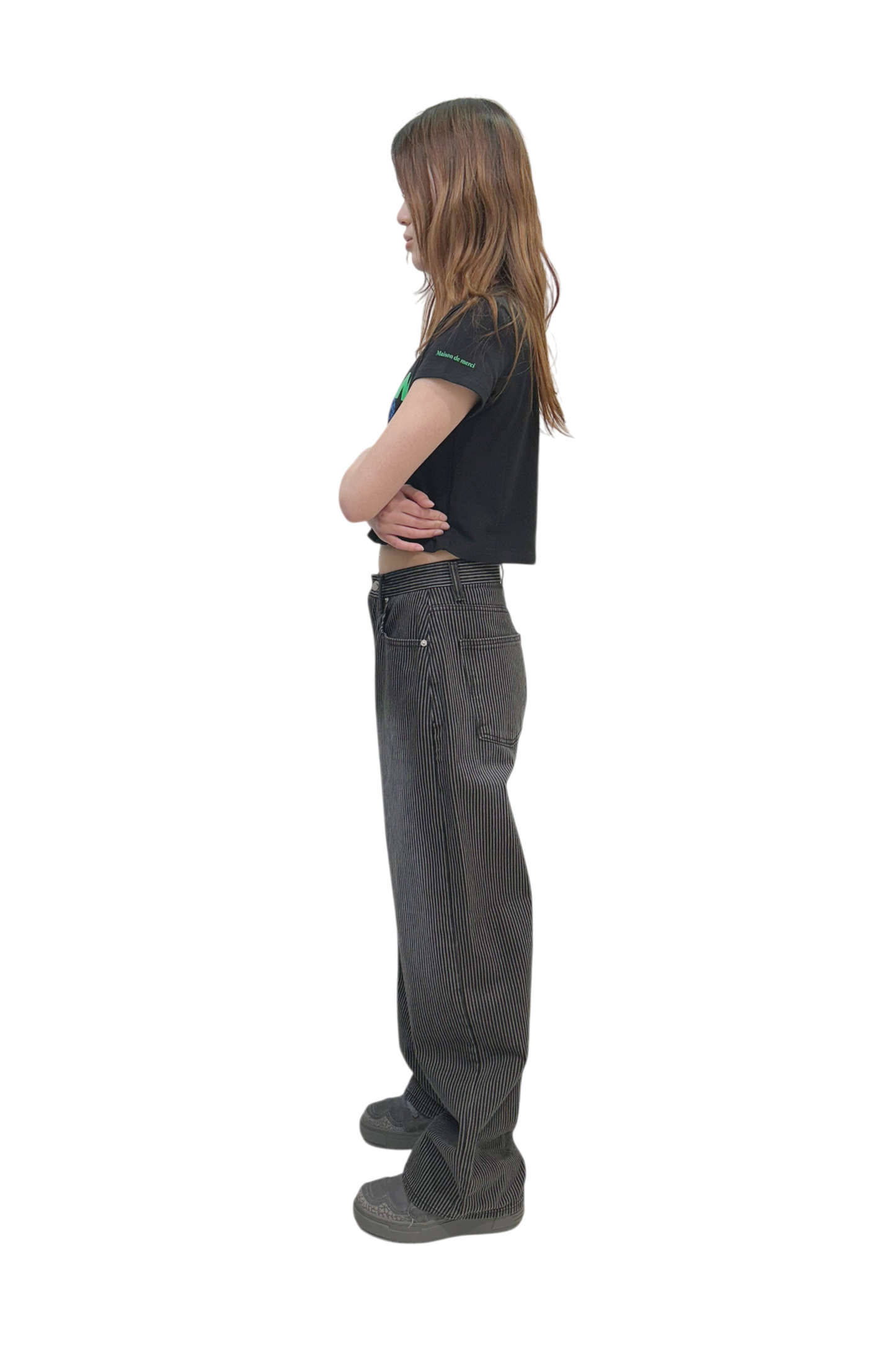 Develop Korea Jail Jeans Black