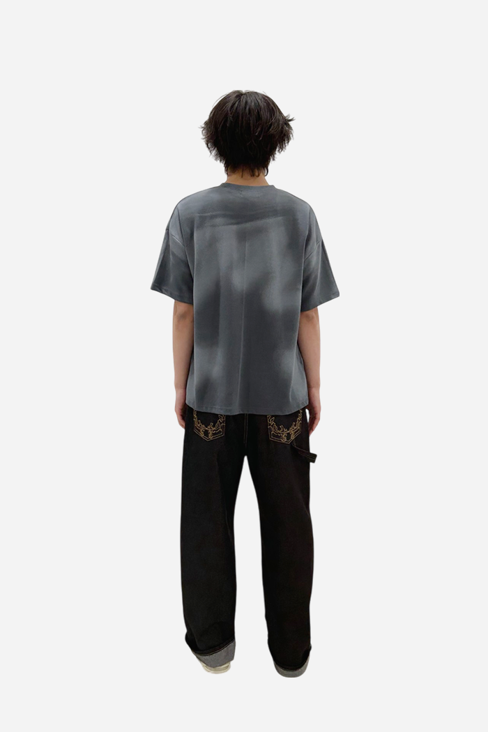 ONL Mature Themes T-Shirt Washed Grey