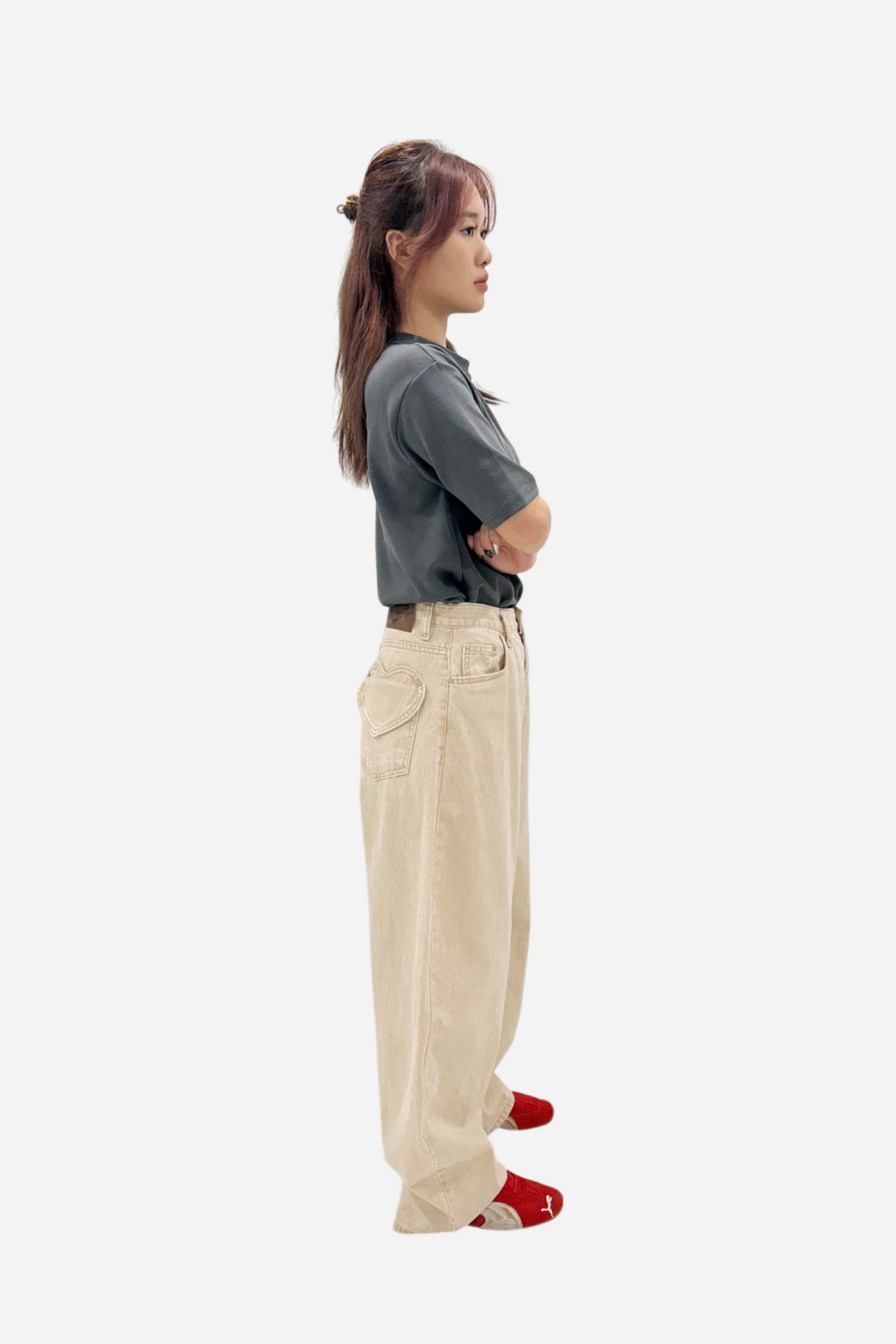 Develop Korea Persona Jeans Tan | ODD EVEN