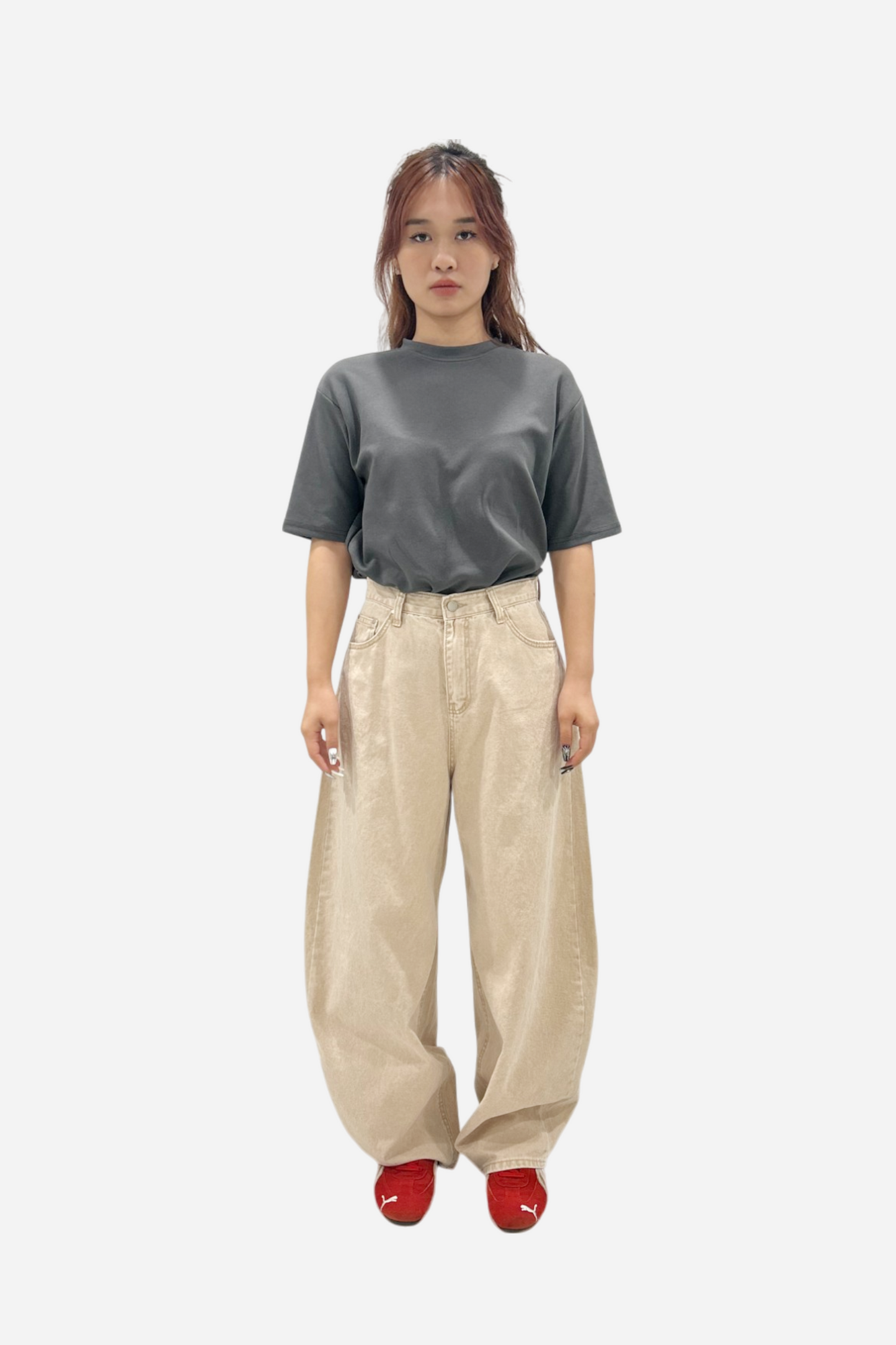 Develop Korea Persona Jeans Tan | ODD EVEN