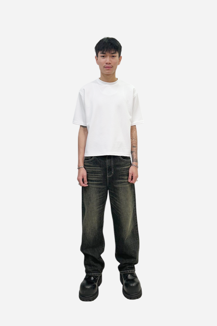 TDH Petrol Jeans Black | ODD EVEN