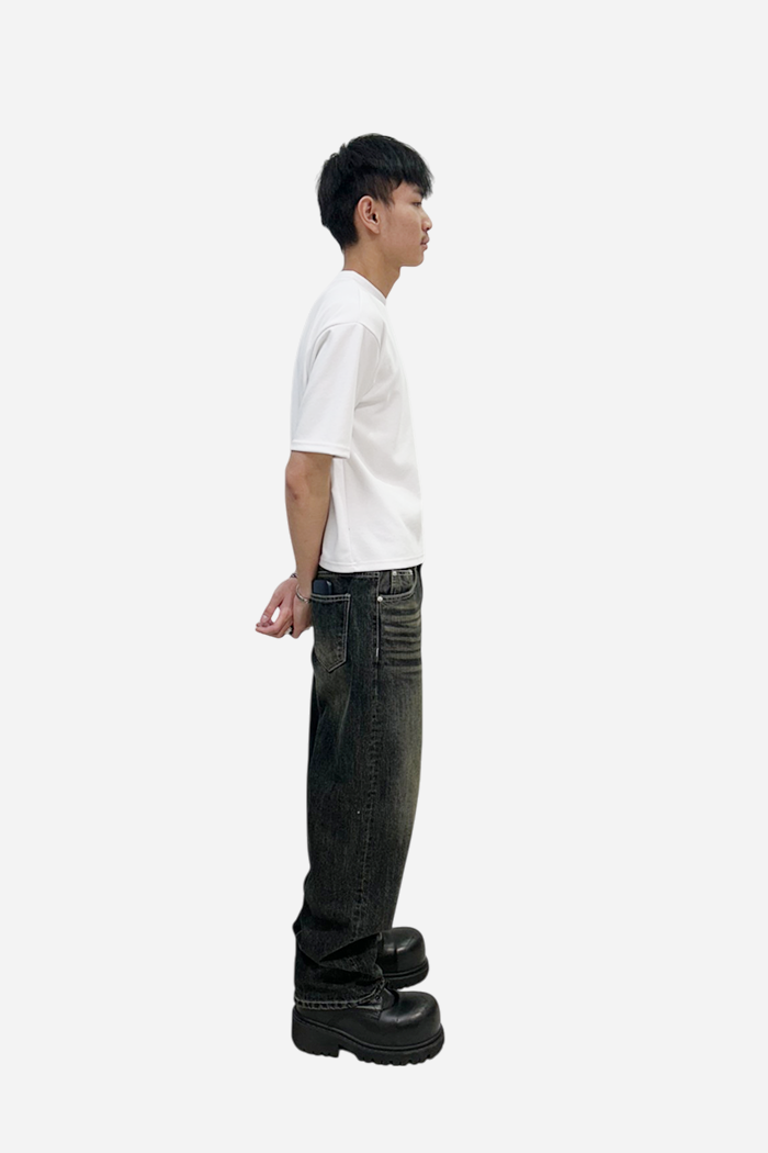TDH Petrol Jeans Black | ODD EVEN