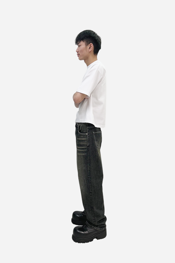 TDH Petrol Jeans Black | ODD EVEN