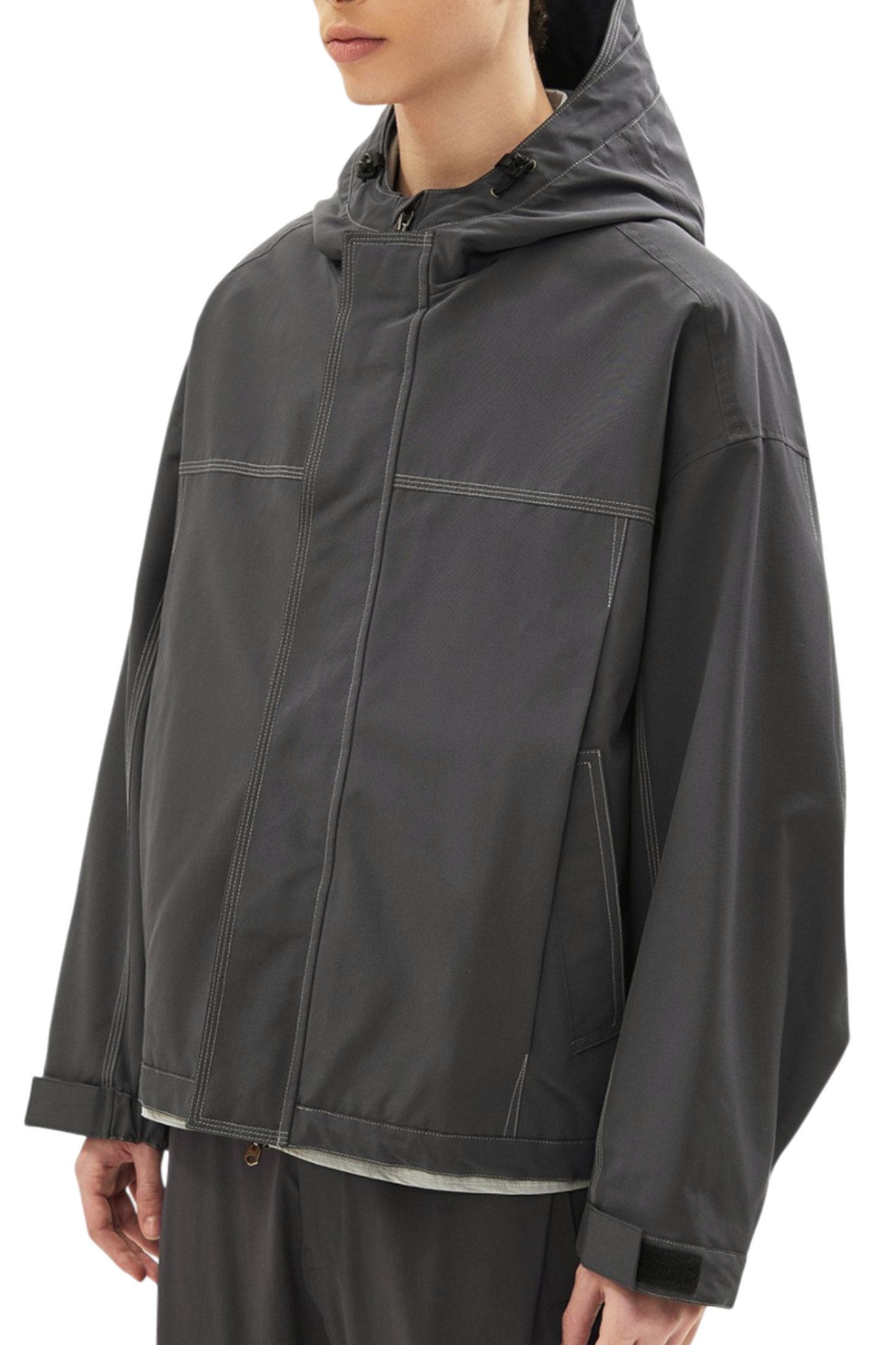 Ilcorso Pretex Tech Jacket Charcoal | ODD EVEN
