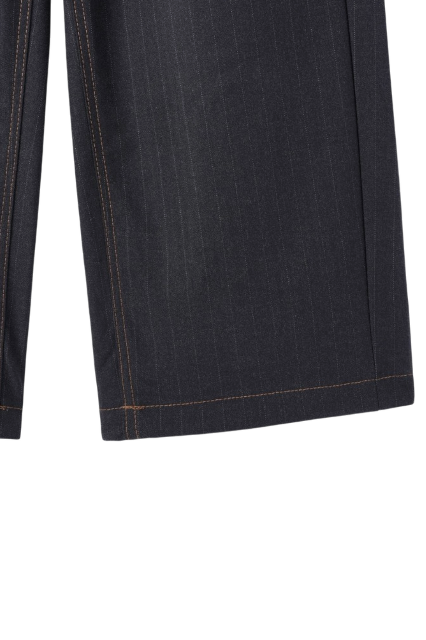 Develop Korea School Days Pinstripe Pants Dark Navy | ODD EVEN