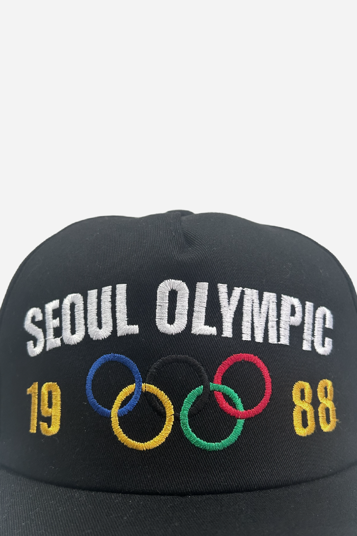 Cap Korea Seoul Olympic Cap Black