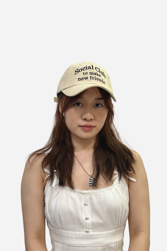 Cap Korea Social Club Beige