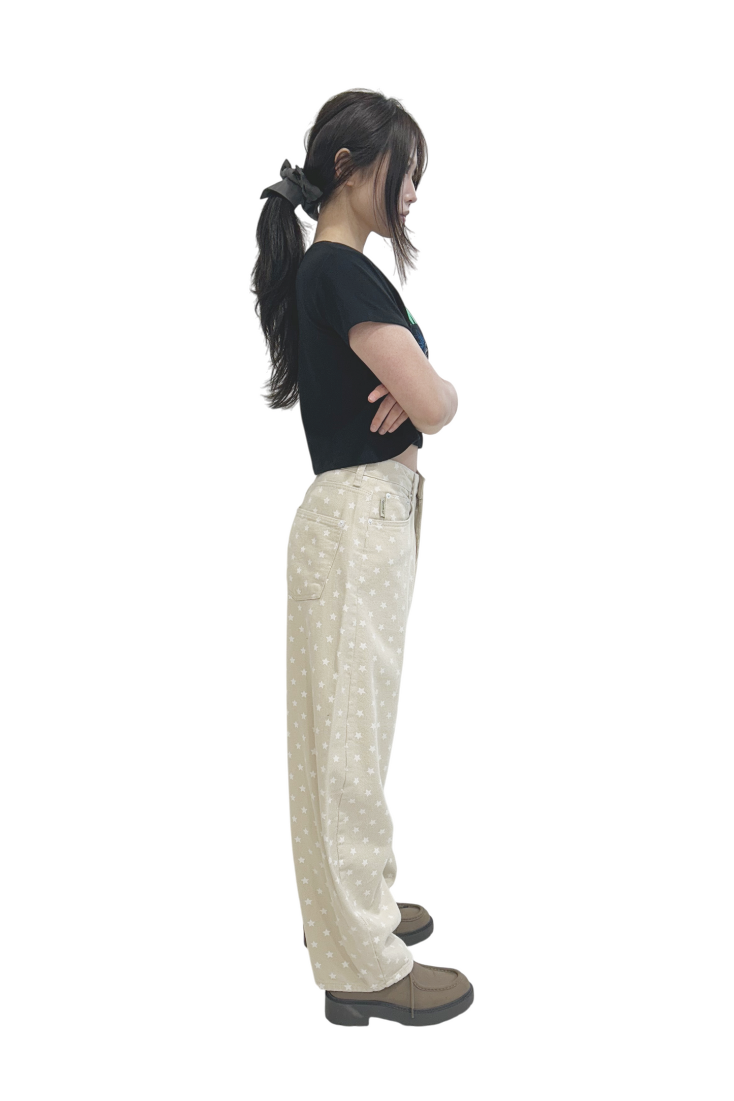 Develop Korea Starry Night Jeans White | ODD EVEN