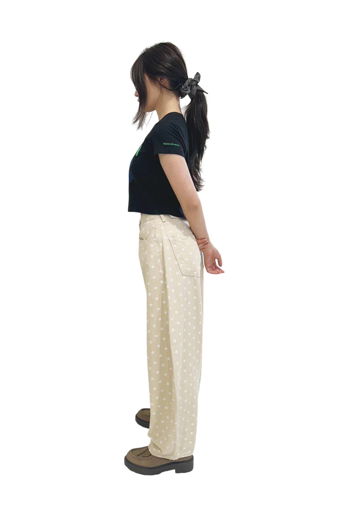 Develop Korea Starry Night Jeans White | ODD EVEN